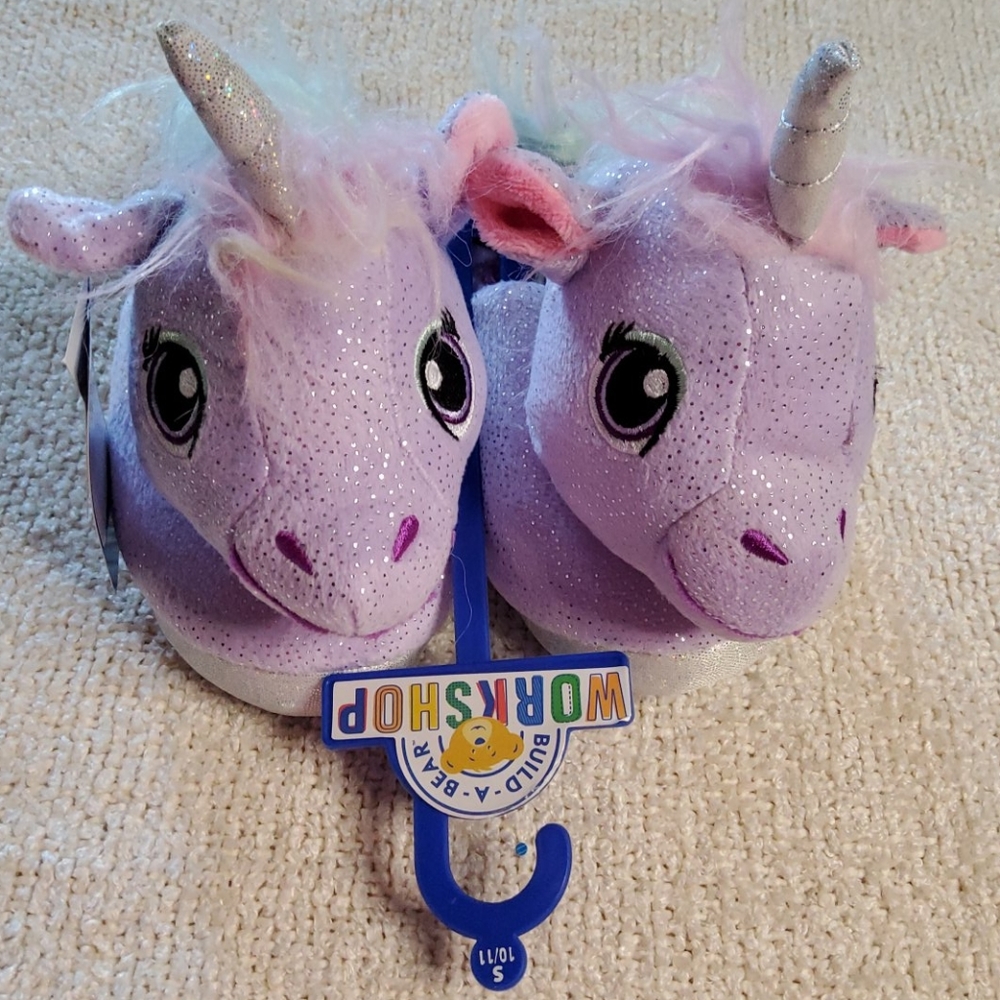 Unicorn girls slippers